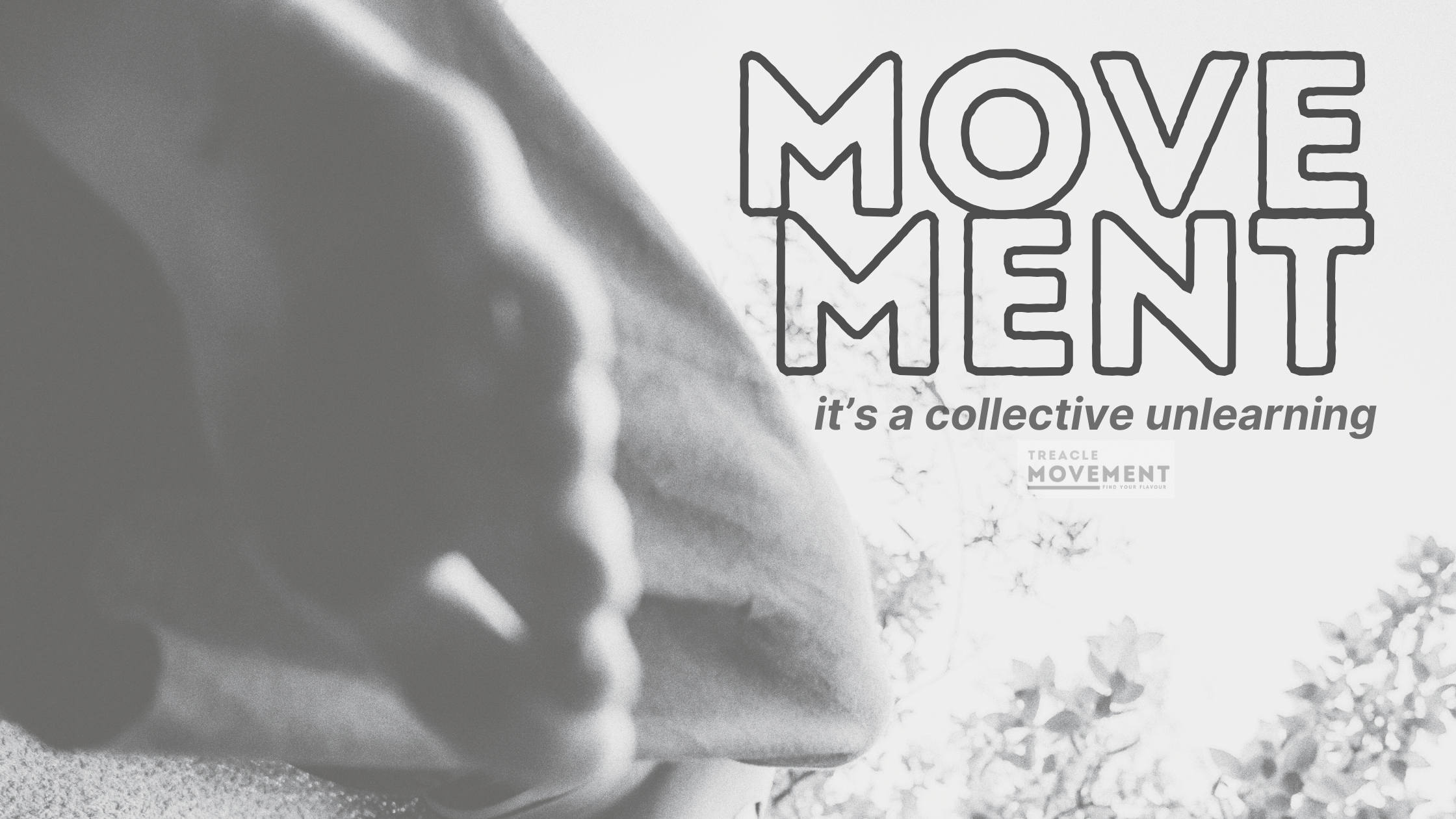 title of blog post, foot stomping on expectation, outdoors - movement is a collective unlearning